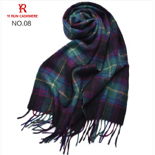 Inner Mongolia spot wholesale manufacturer of pure wool plaid scarves SWI0002men wool plaid scarves